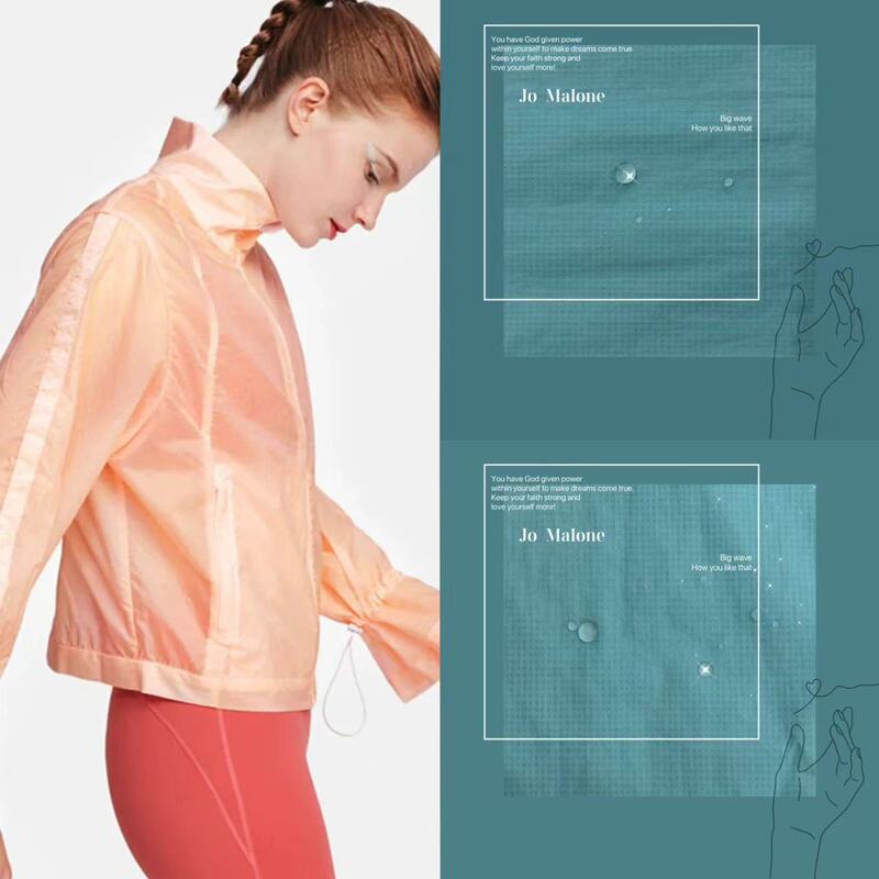 Sun Protection Clothing Plaid Fabric UV Protection 100 Functional Sun Protection Fabric Outdoor Sun Protection Clothing Nylon Fabric