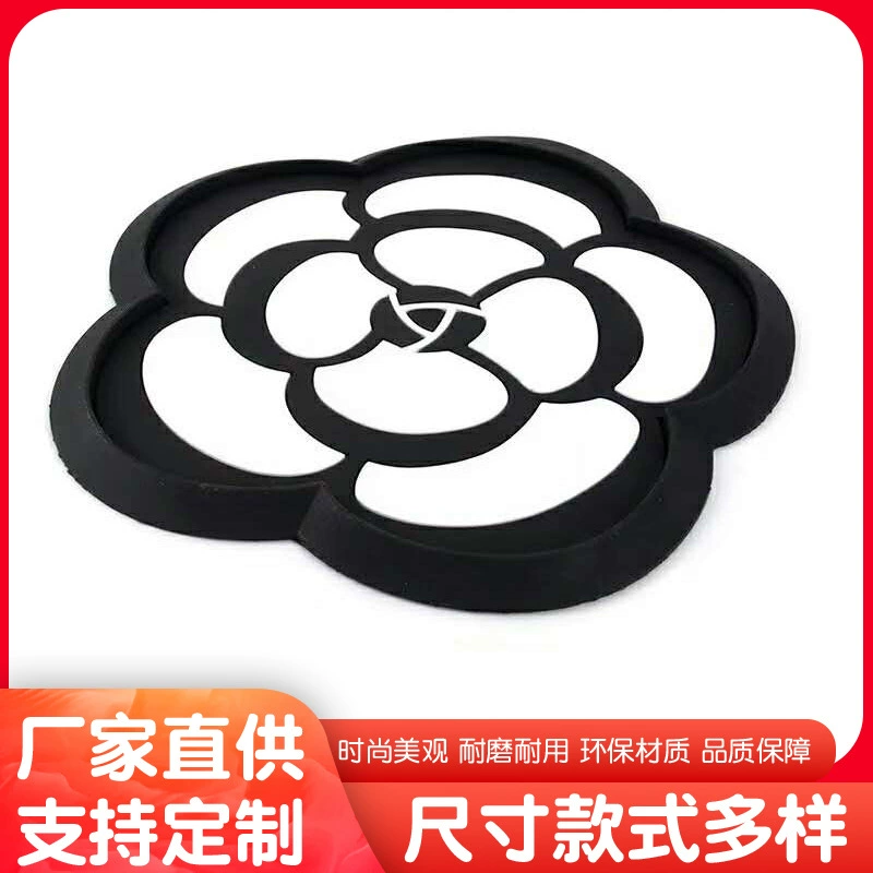 Автомобильный Противоскользящий коврик Camellia, Противоскользящий коврик для хранения, Противоскользящий коврик с алмазным жемчугом, высокотемпературные парфюмерные украшения для сиденья, Противоскользящий коврик