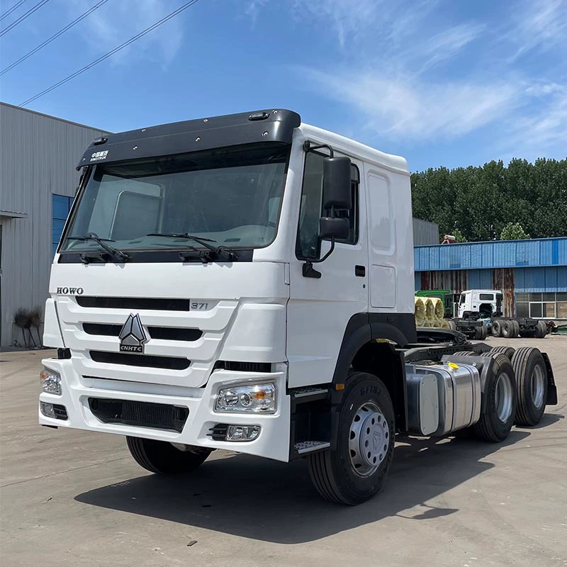 Долгосрочная продажа тягачей Howo, подержанных 10-колесных тяжелых грузовиков, грузовых автомобилей для перевозки грузов мощностью 380 л.с.
