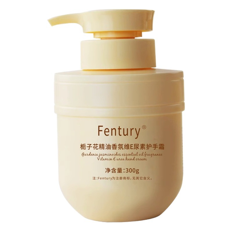 Fentury Gardenia aceite esencial fragancia vitamina E urea crema de manos de gran capacidad hidratante anti-craqueo protección fabricante image 1