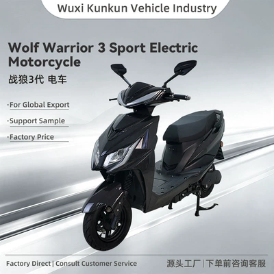 Warwolf 3rd Generation High-Speed Electric Motorcycle Adult Sports Commuting Electric Scooter Factory Cross-Border Export Supply (Elektrikli motosikletlər)