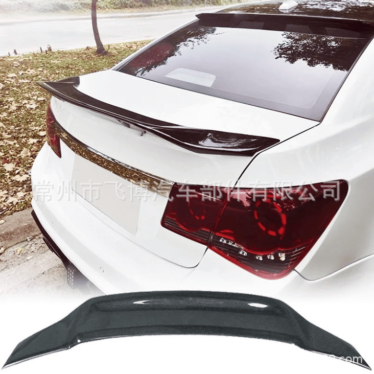 Suitable for Chevrolet 2009 Cruze Modified R Model, No-Drill Installation Ducktail Wing, Large Quantity, Excellent Price, Factory Direct