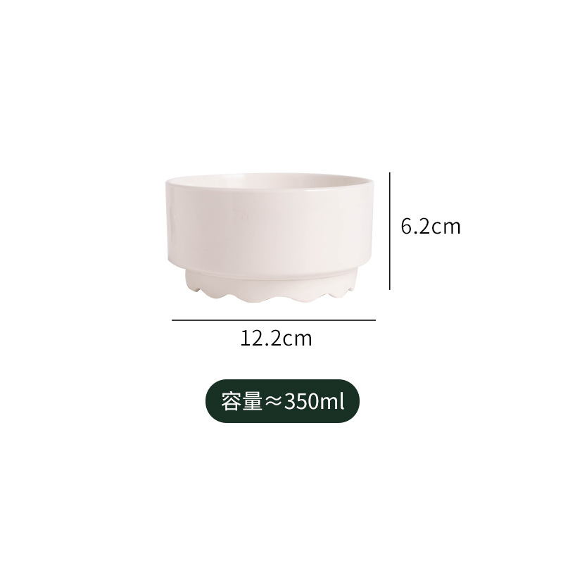 일정한 온도 가열 그릇-순수한 흰색 (350 ml)