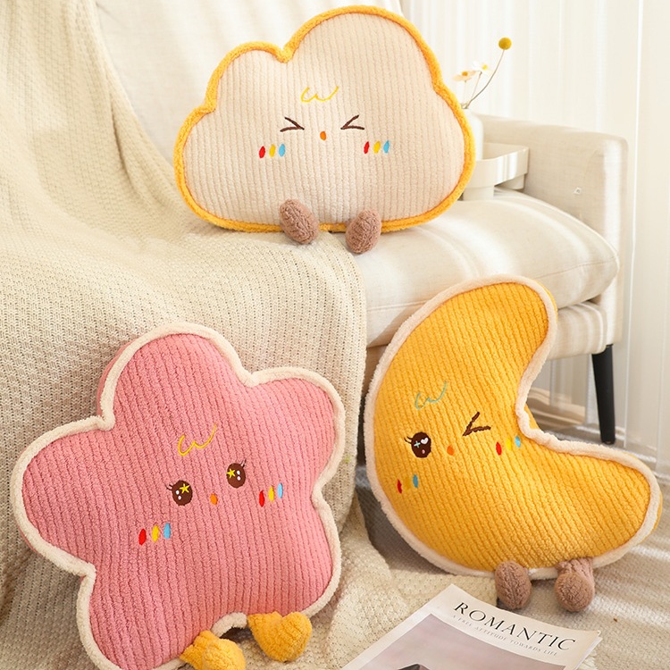 Ins Style Pillow Doll Cushion Sofa Living Room Bay Window Ornaments Bedside Sleeping Tatami Pillow Girls Cute