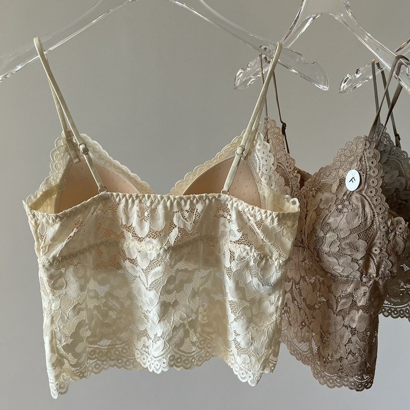 セクシーなレースのサスペンダーの女性の胸のパッドの一体式の固定の杯の美の背中は胸を拭いて底を打ってベストの短い上着を掛けます。|undefined