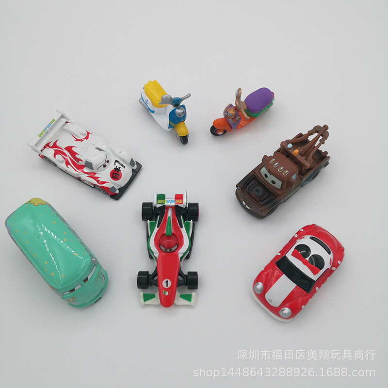 Car Story Mobilization Alloy Car Racing Story Mobilization McQueen Mater France Gao Hui Ge Minnie History