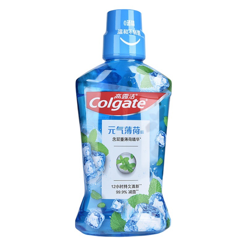500ml Colgate Mouthwash Fresh Fruit Mint Refreshing Breath Reduces Bacteria Oral Cleaning Large Bottle