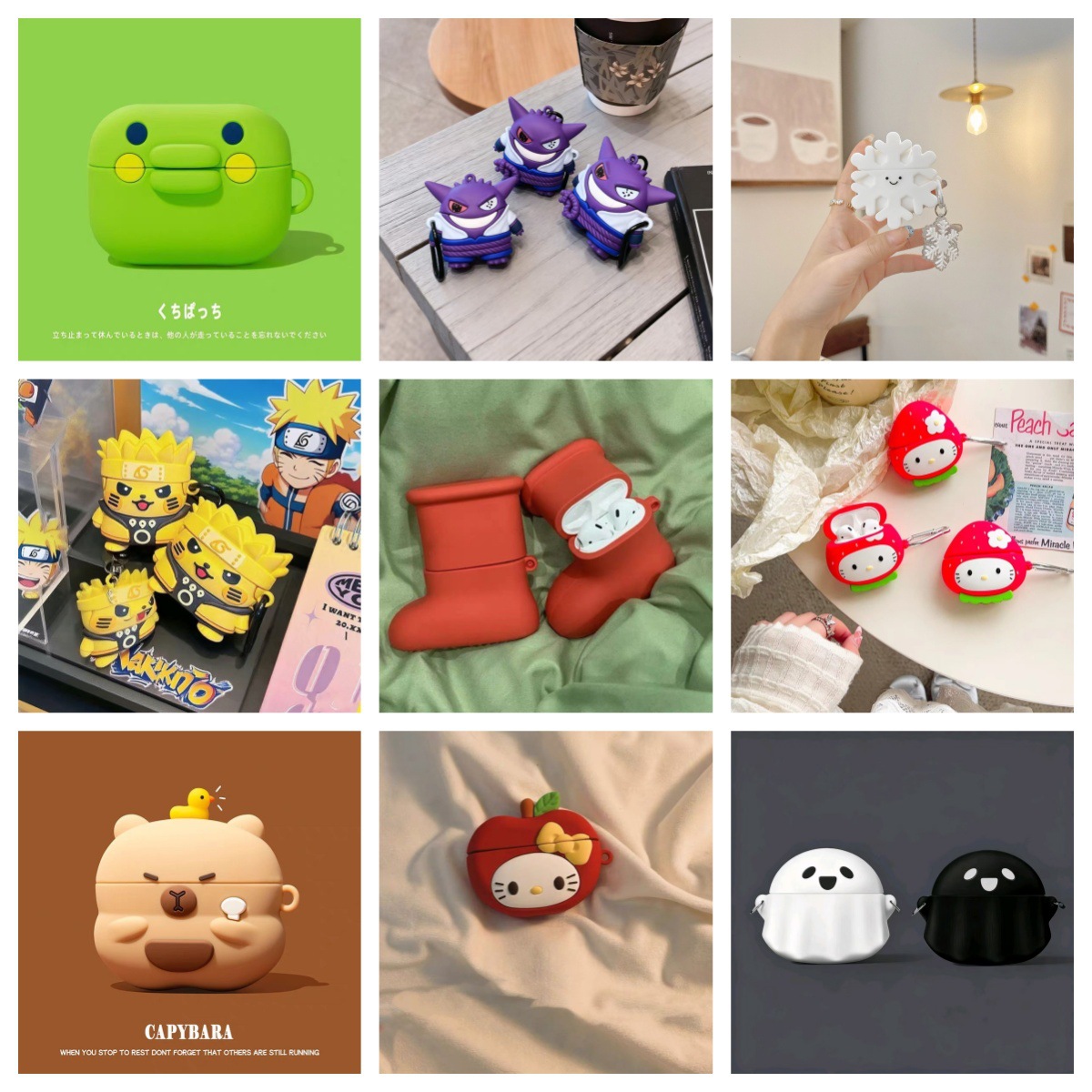 2025 nuevos airpods pro3 Apple auriculares bluetooth 2 / 3 / 4 generación funda de dibujos animados pro2 dibujos animados