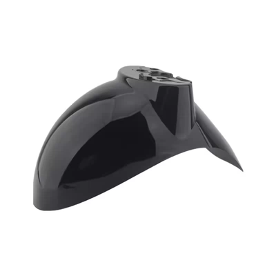 Electric vehicle fender Yadea Universal Front Mudguard Front Wheel - a-set-of-xiaoguiwang-thickened-front-mud-plates-glossy-black