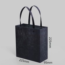 仿古手提袋 复古黑手提袋茶叶罐礼品袋 仿古打钉提袋 现货批发
