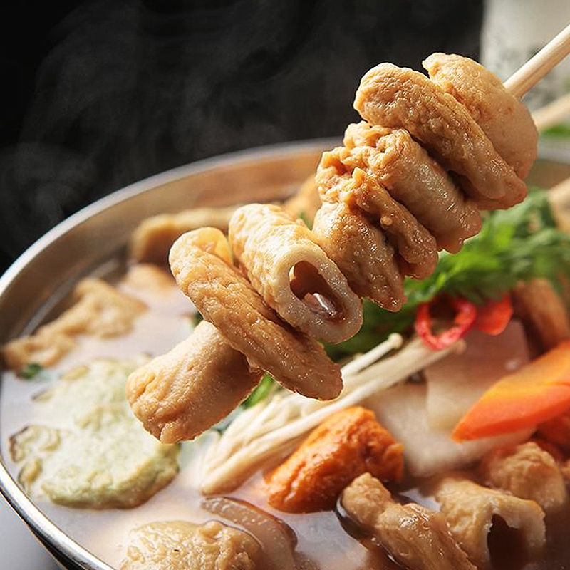 Fishcakes Korean Tempura Force Hot Pot Oden Spicy Hot Pot Ingredients Seafood Cong