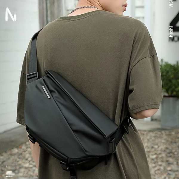 Trendy Brand Crossbody Bag Men's Bag Tooling Motorcycle Backpack Functional Postman Riding Shoulder Bag Small Men's Bag