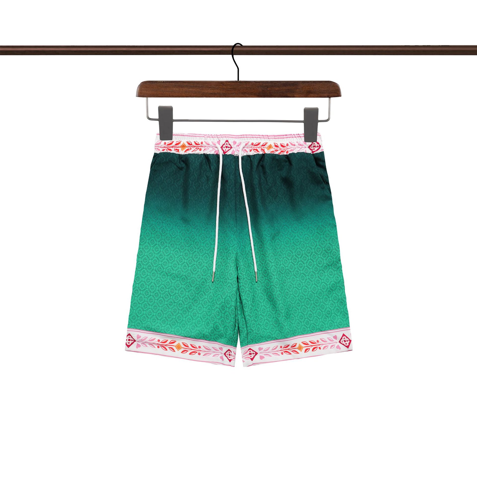 Casablanca Shorts Floral Print Green
