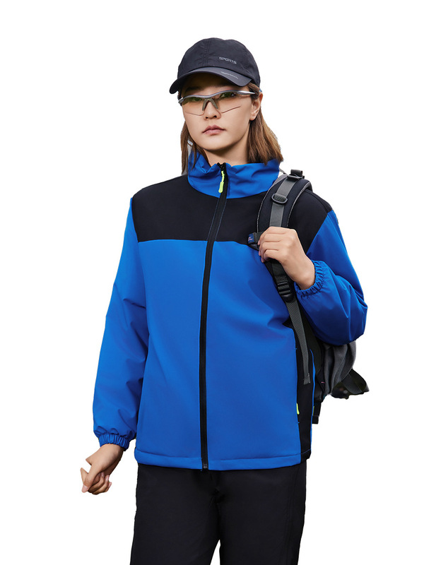 秋冬工作服工装户外风衣防水防风外套男立领加厚羽绒棉冲锋衣定制|undefined