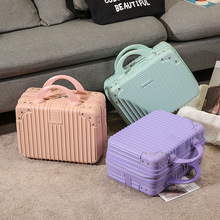 复古14寸化妆箱手提行李箱女ins可爱学生收纳包便携旅行收纳箱子