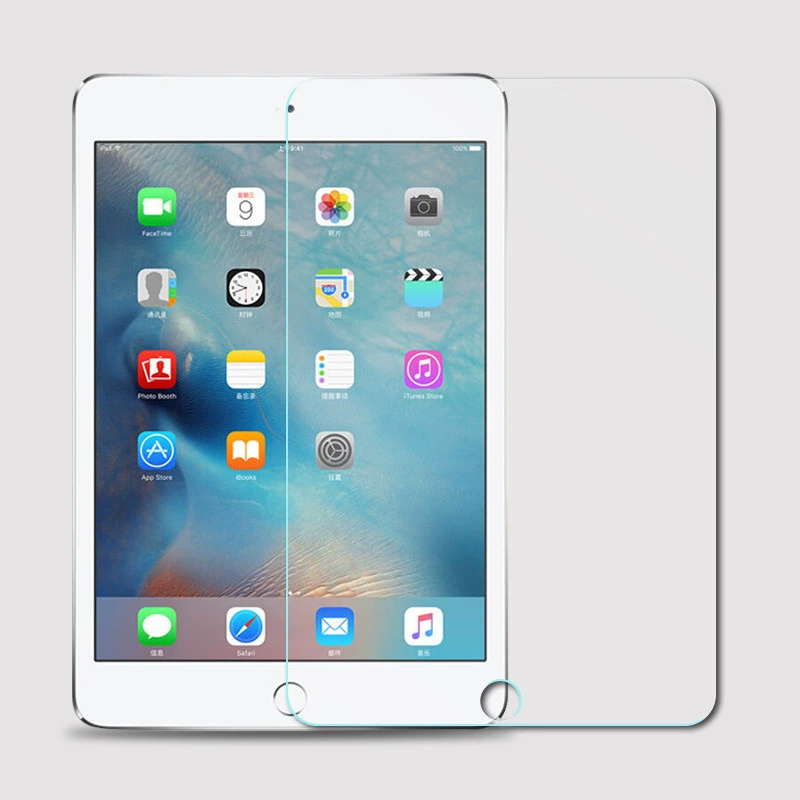 [适用于IPAD AIR6 11寸13寸新苹果平板钢化膜IPAD10.2紫光磨砂弧边]