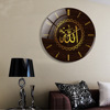 CC102-109 Cross-border three-dimensional 60cm circular acrylic mute large hanging clock home decoration 3D wall sticker clock