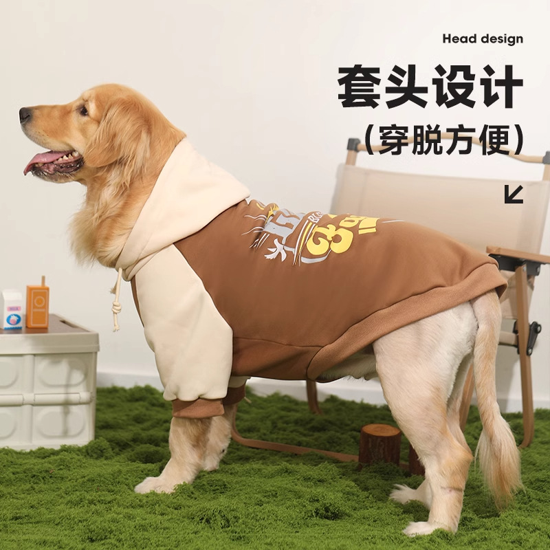 Ropa para perros modelos de otoño e invierno Labrador perros medianos y grandes