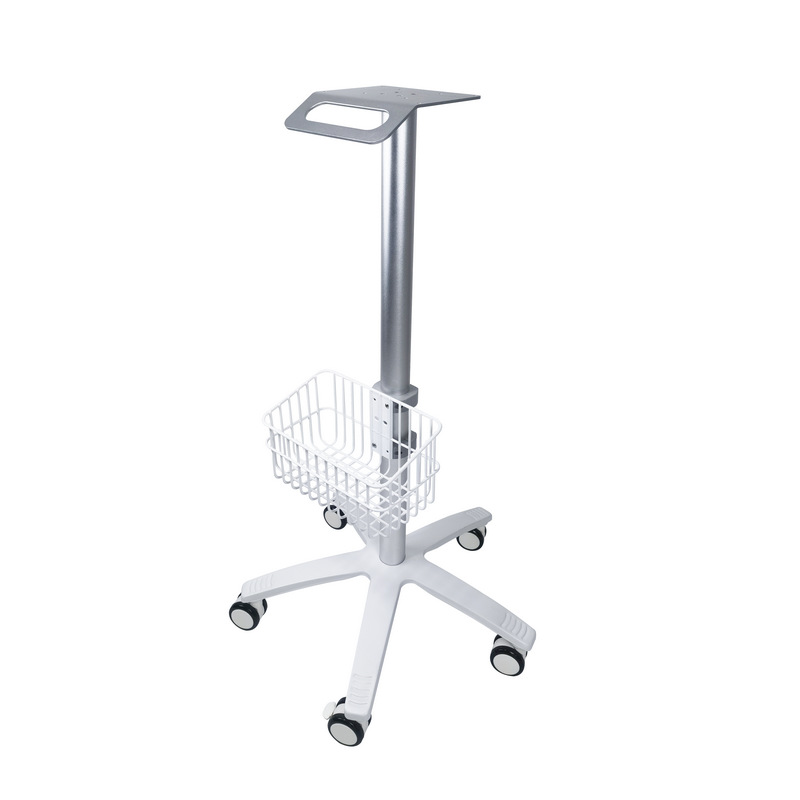 for export medical instrument stroller ward rounds trolley mute mobile medical equipment monitor trolley