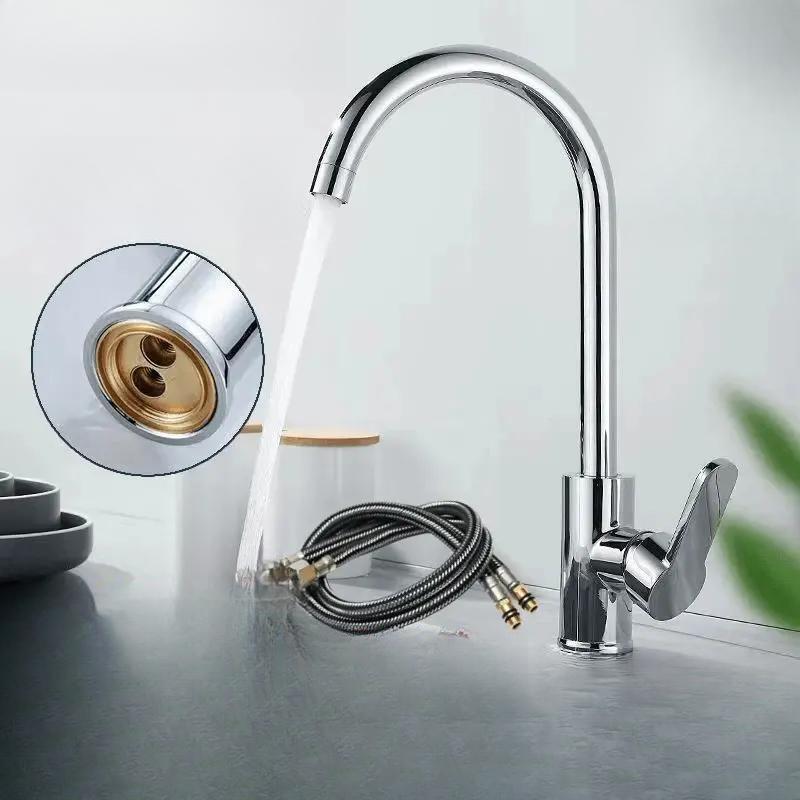 2026 New Model Kitchen Faucet for Hot and Cold Water, Household Sink for Washing Vegetables and Dishes, Splash-Proof, Practical, Easy to Use, Durable 2026 New Model Kitchen Faucet for Hot and Cold Water, Household Sink for Washing Vegetables and Dishes, Splash-Proof, Practical, Easy to Use, Durable
