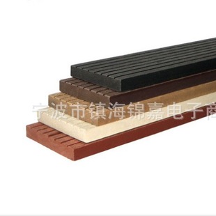Embossed plastic wood building materials 9611PE wood plastic board sauna DIY bathtub board pedal Ningbo manufacturers provide affordable