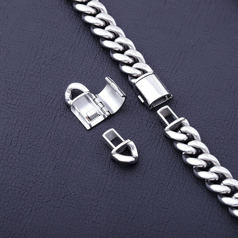 ステンレス钢スキューバボタンデニムチェーンフリップボタンチタン钢ins风ネックレスバックルアクセサリー半制品チェーンバックル|undefined