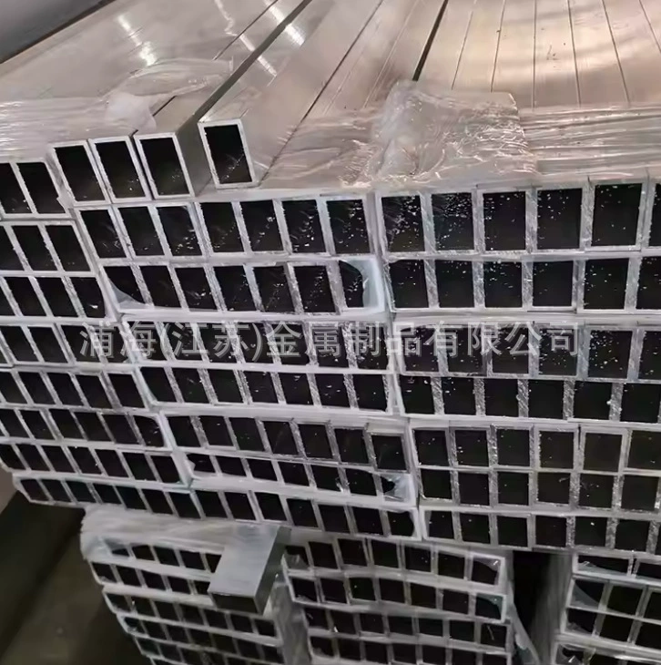 Квадратная и прямоугольная труба из полированного алюминия марок 1100 и 1145, горячекатаная конструкция