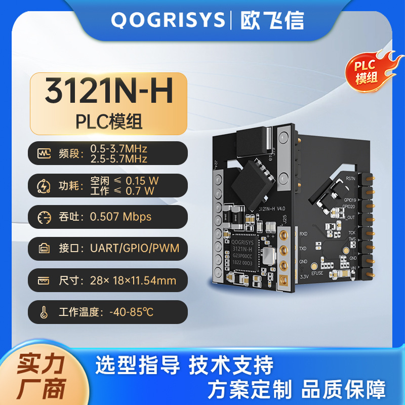 低延时 低功耗 LiteOS系统 PLC电力线载波 海思IOT通讯模块