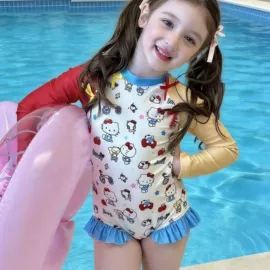 儿童泳衣;连体泳衣;比基尼