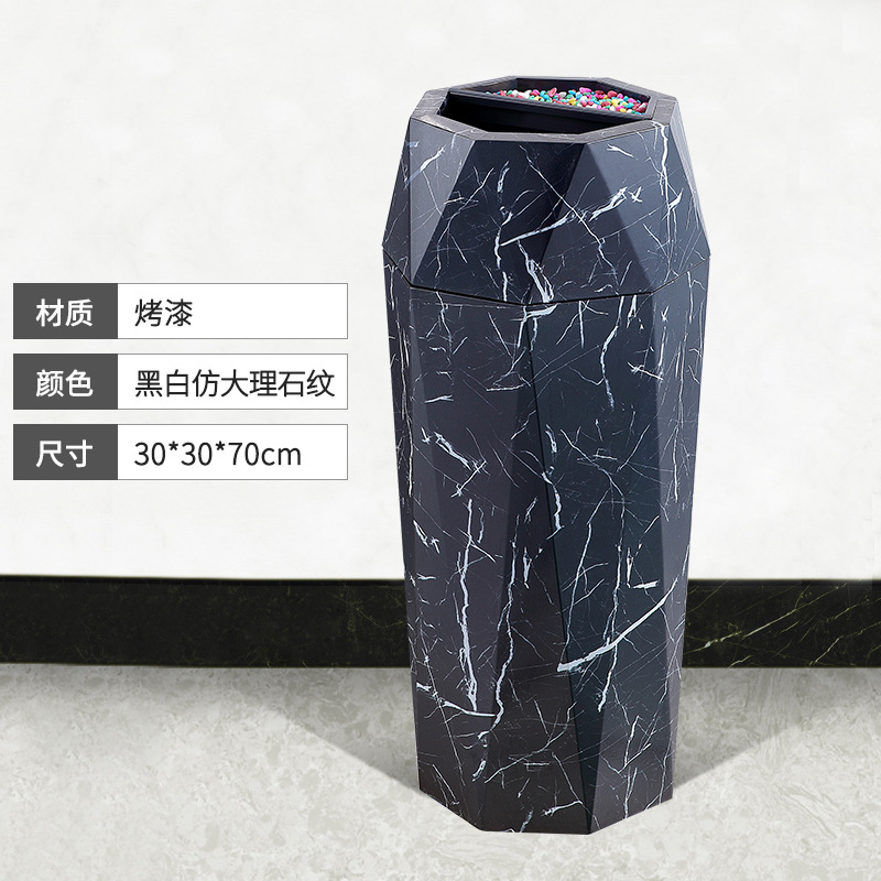 Calma negro-mármol negro pequeño tamaño