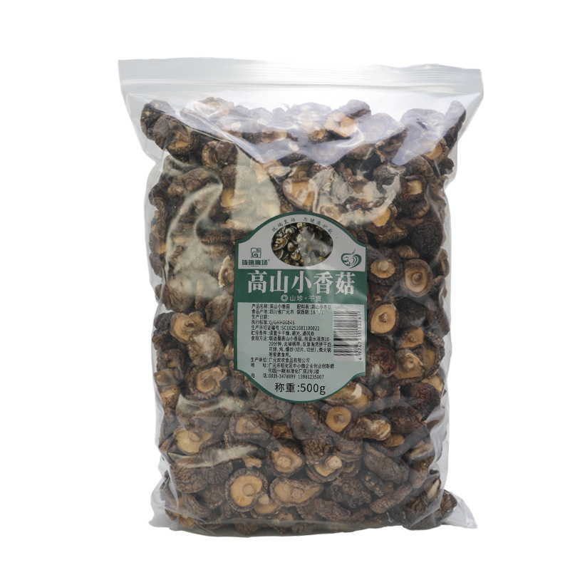 四川高山小香菇透明袋500g