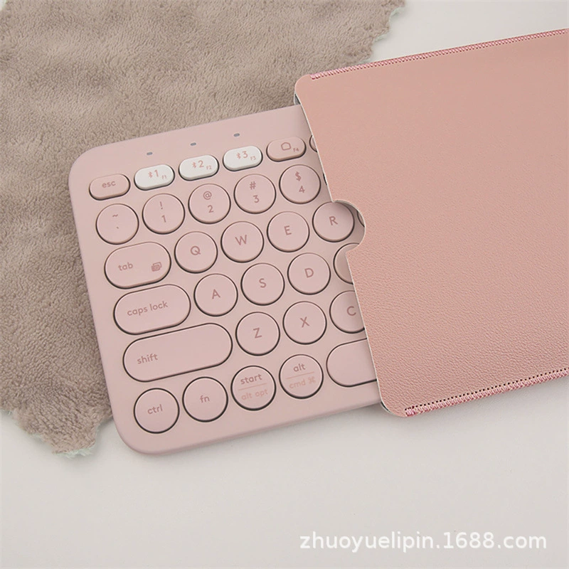 Logitech, polyurethane light keyboard, handheld organizer bag, liner, case