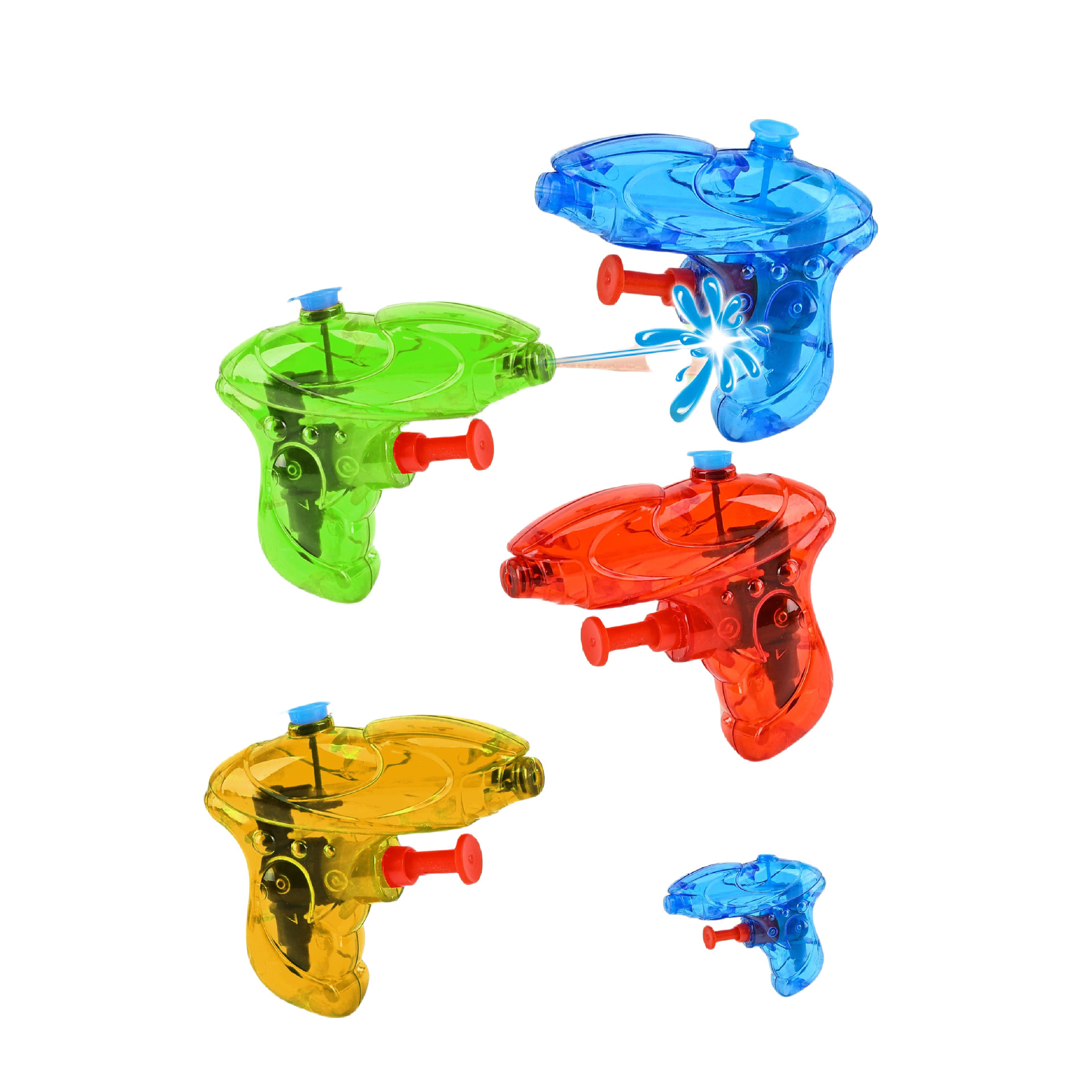 Nuevos productos de verano mini pistolas de agua para niños juguetes de playa juguetes de agua pistolas transparentes juguetes pistolas de agua juguetes al aire libre