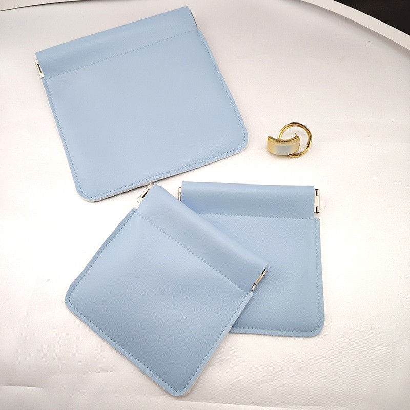 弹片收纳袋数据线绒布袋耳机口红收纳袋小袋子包装袋