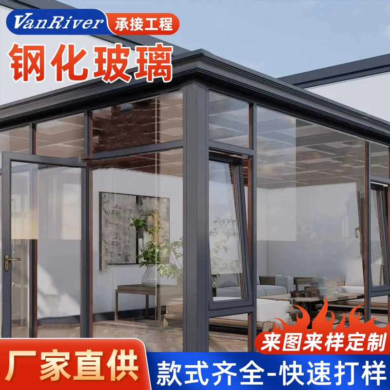 Цветной закаленное стекло навес палатки наружное стекло экскурсионный лифт забор закаленное стекло обработка