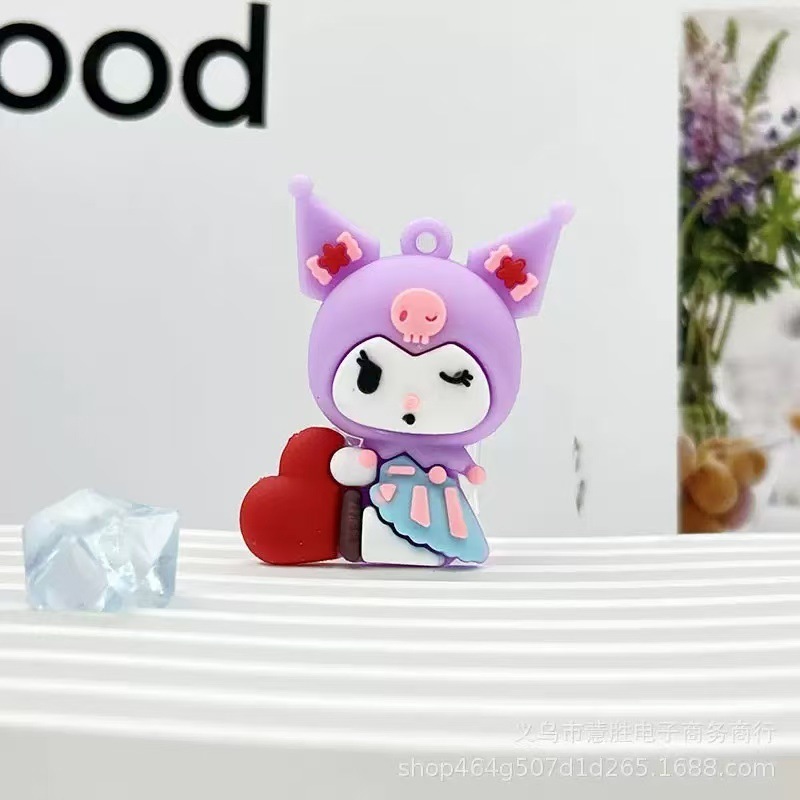 起爆金. アニメ三利鴎庫洛米自動車の美しいキーホルダーストラップDIY部品公仔玉桂犬美楽|undefined