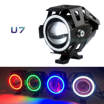 Avtomobil və motosiklet duman işıqları, fənərlər, Ledu7 rəngli lazer topu spot işıqları
