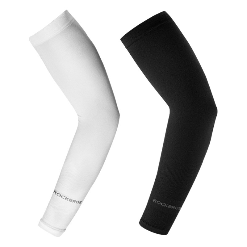 ROCKBROS Ice Silk sunscreen cycling sleeves summer driving outdoor arm sheath ice sleeve gloves
