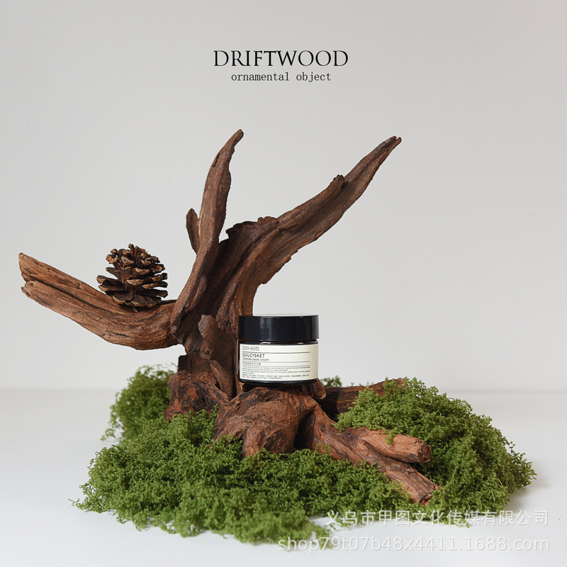 Ins High-End Niche Tree Stump Desktop Ornaments Driftwood Landscaping Wood Branches Aromatherapy Products Photo Props Decoration