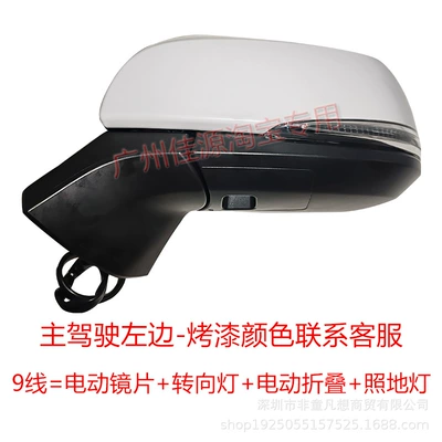 Rear mirror/rearview mirror assembly Mirror Assembly 21 to 25 - left-side-of-main-driver-9-lines-without-paint