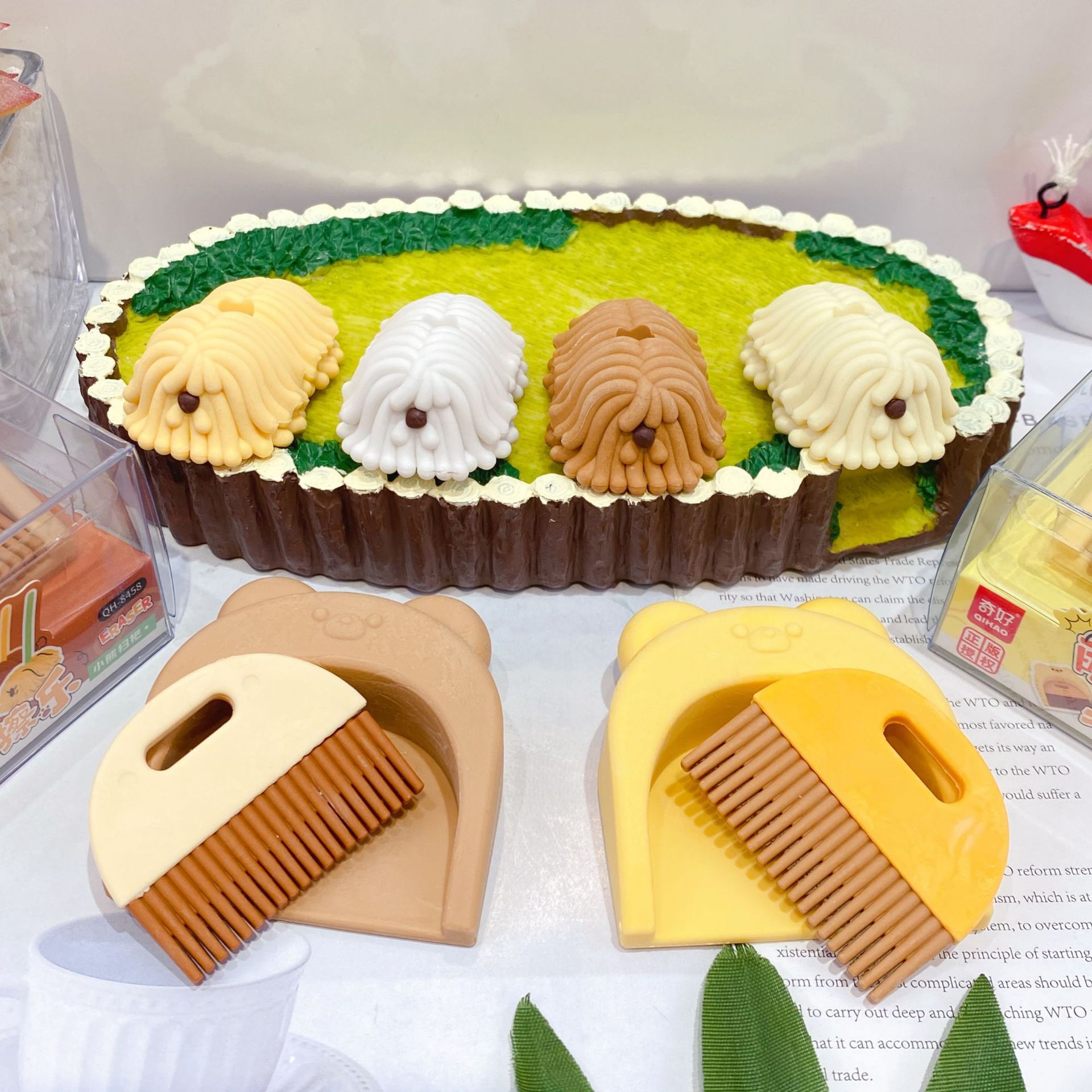 Nueva escoba creativa, trapeador de moldeo, lindos, creativos, jugadores de moda, limpios, limpios, sin residuos