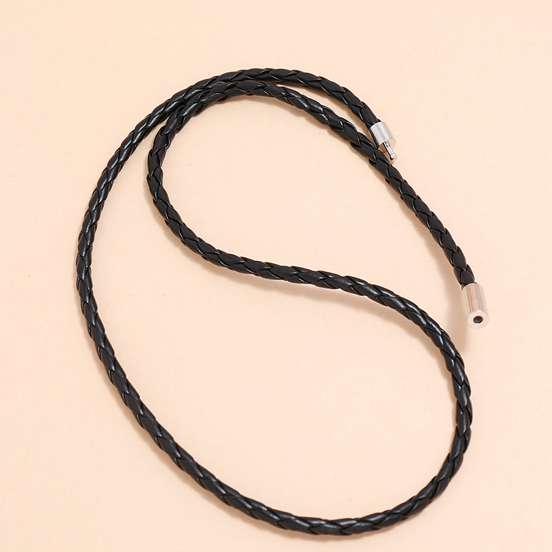 Fashion braided leather multi-loop bracelet wholesale