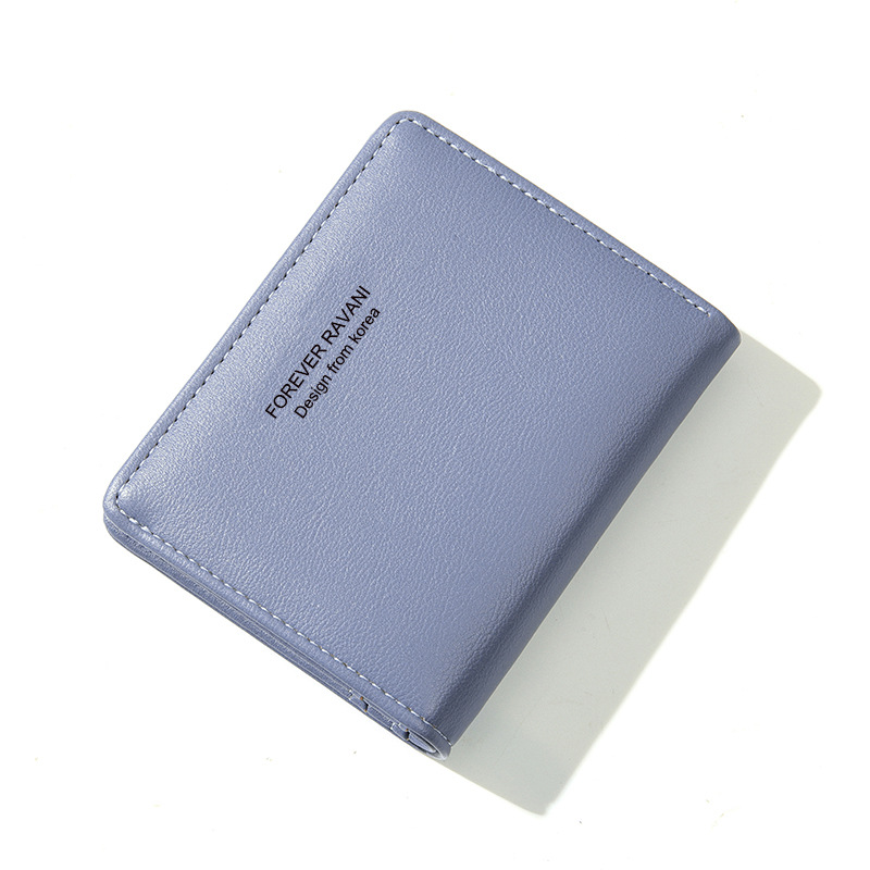 Haitao nueva cremallera monedero estilo coreano creativo multi-tarjeta estudiante billetera estilo coreano cartera creativa aprobación de la fábrica