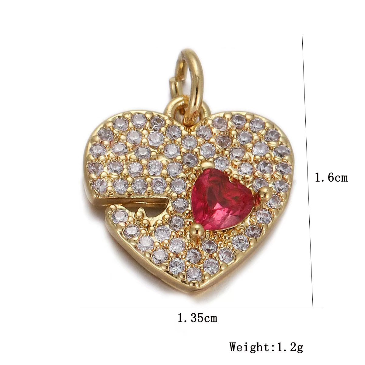 3g Weight Pendant Jewelry Making Type 16*13.5mm, 21*22mm Jewelry Making Size DIY Jewelry Accessories Classification 1 Piece Quantity Copper Material Letter, Devil's Eye, Heart Shape Pattern All Seasons Season Plating Design Vintage Style Style 1 Piece 16*13.5mm 21*22mm Copper Letter Devil's Eye Heart Shape Pendant 2