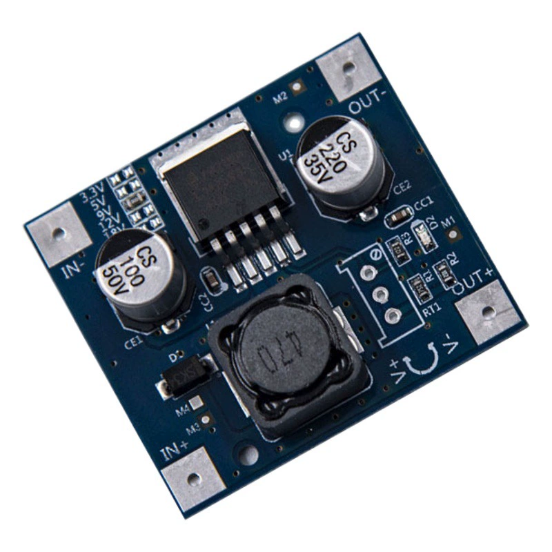 Модуль питания с регулируемым напряжением, настроенный на понижающий модуль питания с фиксированным напряжением, понижающий модуль LM2596