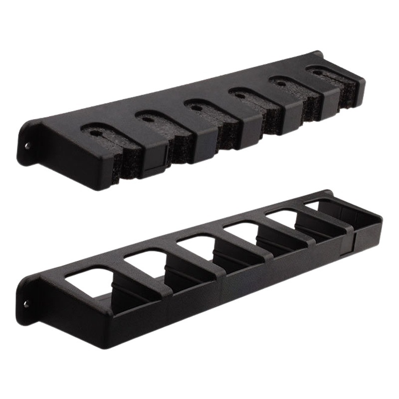 Caña de pescar estante de exhibición montado en la pared soporte de almacenamiento soporte de plástico titular de la barra de pescar colección de accesorios de artes de pesca rack