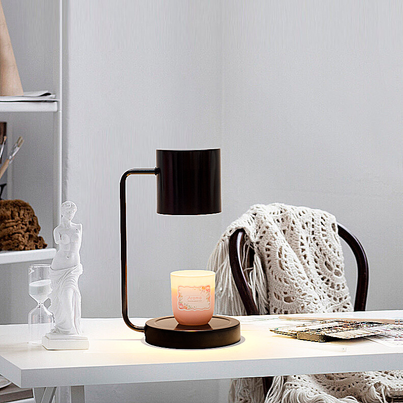 Aromaterapia lámpara de cera sin fuego fragancia dormitorio mesita de noche escritorio tienda de luz de lujo decorativo lámpara de mesa decoración lámpara de la vela regalo