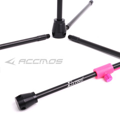 Composite bow riser, bow and arrow holder, bison hunting bow bracket, elongated metal bow riser accessories