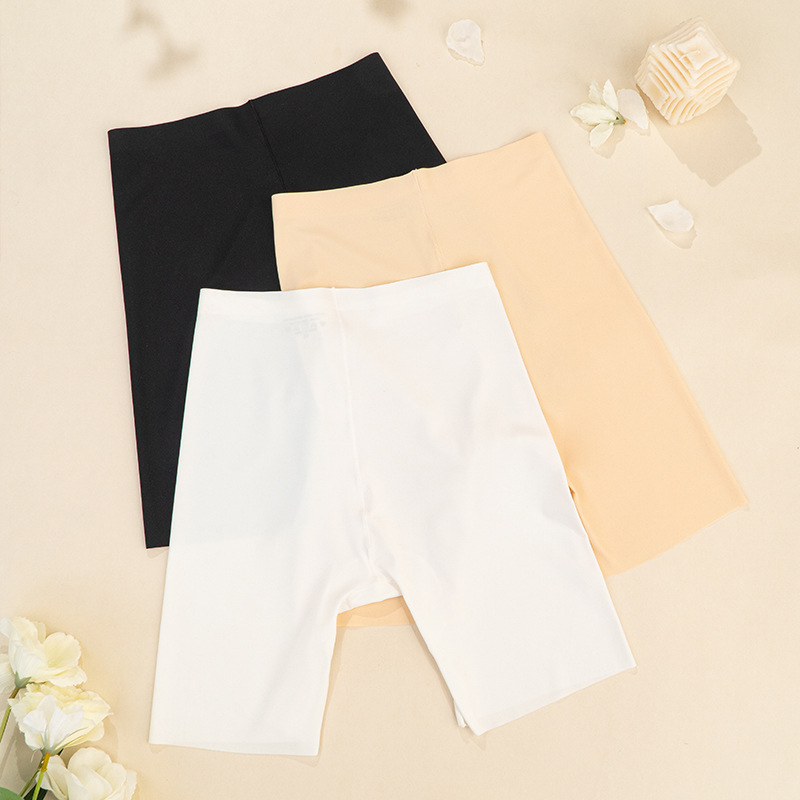 Pantalones leggings con falda, abdomen cerrado, pantalones de seguridad de cintura alta con entrepierna, no marcas de borde.