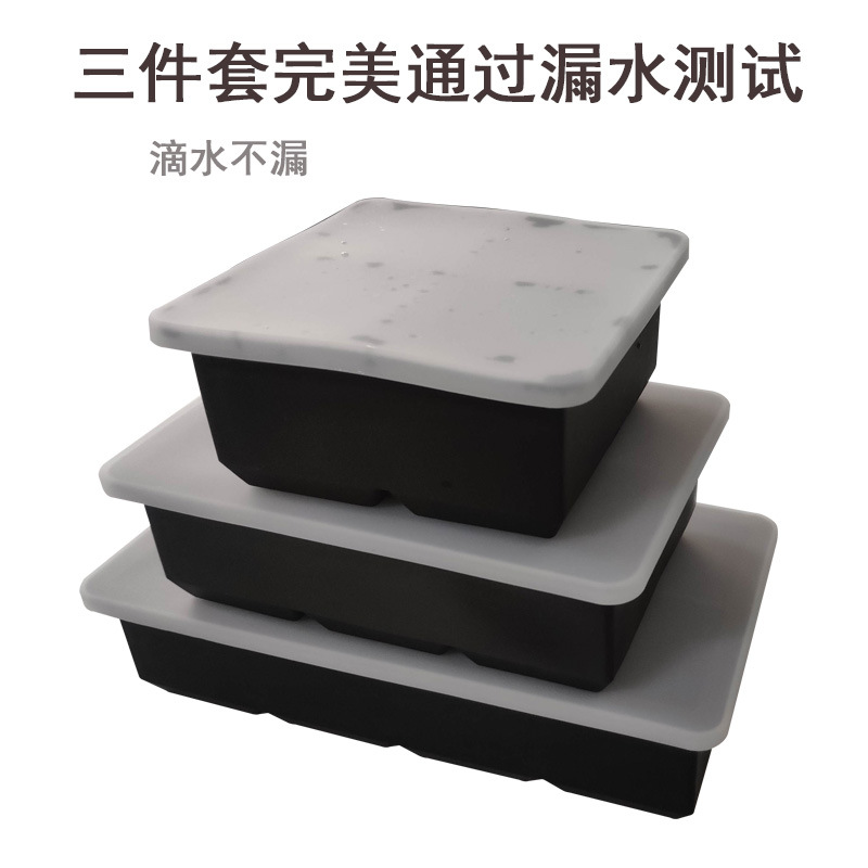 Molde de cubo de hielo de silicona molde de hockey sobre hielo 4 rejilla 4 Bola 6 rejilla 6 Bola 8 rejilla 8 bola caja de hielo cuadrado redondo cubo de hielo molde